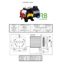 Gearless (PM) traction machine