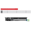 2 panel, side opening, landing door device/hanger(home lift)