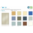 Powdered door panel