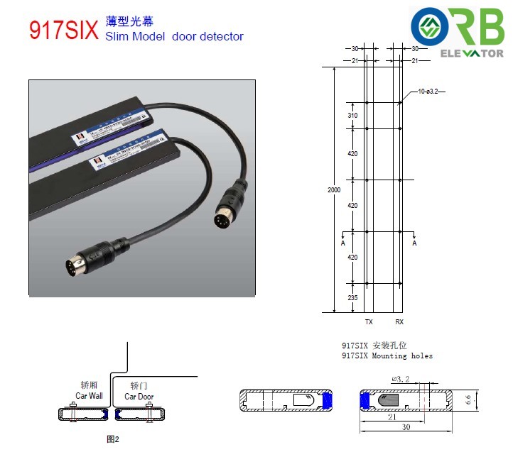 2.4 Light curtain/door detector