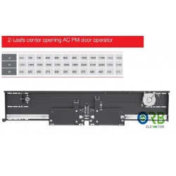 2 panel, Center-AC PM Elevator car door operator