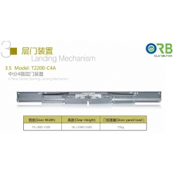 4 Panel Center Opening Landing Mechanism
