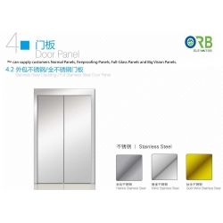 Stainless steel door panel