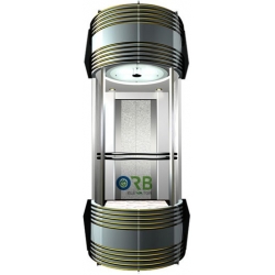 Observation lift cabin