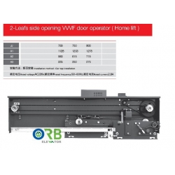 2 panel, Side opening, VVVF car door operator(home lift)