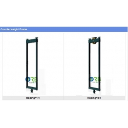 Counterweight frame