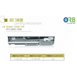 2 Panel side Opening Landing Mechanism