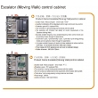 Escalator (moving walk) control cabinet