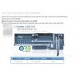 2 panel side opening asynchronous door operator