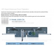 2 panel centre opening asynchronous door operator