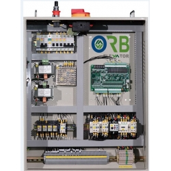 Escalator (moving walk) control cabinet