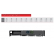 3 panel, side opening, landing door device/hanger
