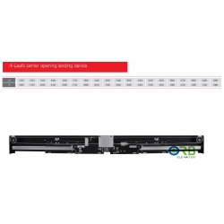4 panel, Center opening, landing door device/hanger