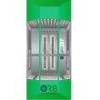 Observation lift cabin