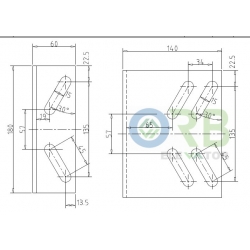 Guide rail bracket
