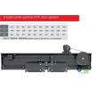 2 panel, Center-vvvf Elevator car door operator