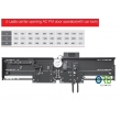 2 panel, Center-AC PM Elevator car door operator (with car lock)