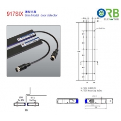 Elevator light curtain/door detector/safety adge