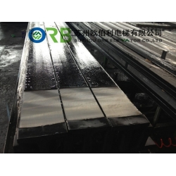 Machined guide rail
