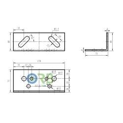 Guide rail bracket