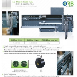 2 panel side opening PM car door operator