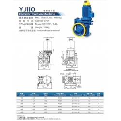 Geared traction machine, Motor
